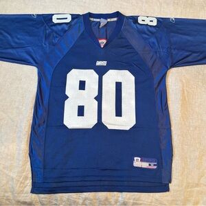 Classic Jermey Shockey Reebok Blue NFL Equipment Jersey
